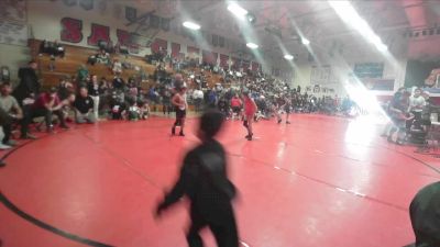 84-85 lbs Round 1 - Josiah Kim, Mantanona TC vs Cruz Allen, San Clemente Youth Wrestling