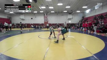 167 lbs Cons. Round 2 - John Gonsalves, Eureka vs Owen Beidelman, Miramonte