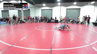 126 lbs Michael Brady, Pennsylvania Blue vs Arlo Brouillette, New York Blue