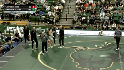 165 lbs 1st Place Match - Anthony Berg, Cal Poly vs Matthew Olguin, Oregon State