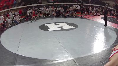 94 lbs Cade Mueller, Idaho 1 12U Boys vs Tanner Kunze, Oregon 2 12U Boys