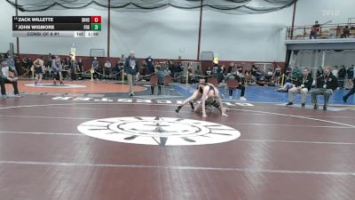 113 lbs Consi Of 8 #1 - Zack Willette, South Hadley vs John Wigmore, Foxborough