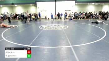 195 lbs Round Of 32 - Joey Novak, MN vs Myles Johnson, OH