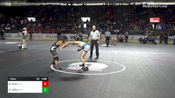 113 lbs Prelims - Abiu Diaz, Century vs Cesar Veliz, Spanaway Lake