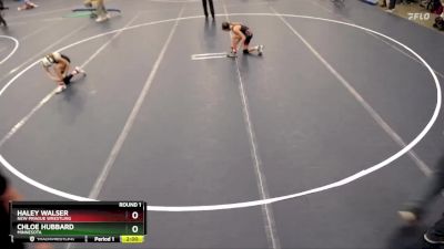 Round 1 - Haley Walser, New Prague Wrestling vs Chloe Hubbard, Minnesota