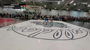 215 lbs Cons. Round 2 - Bryson Byler, Little Axe vs Luciano Romero, Pueblo Central