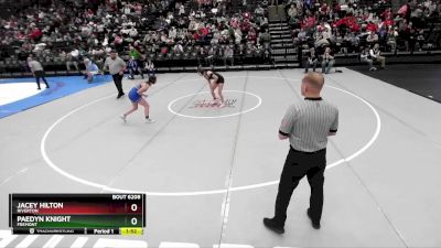 6A 110 lbs Cons. Round 3 - Paedyn Knight, Fremont vs Jacey Hilton, Riverton