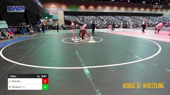 145 lbs Consi Of 32 #2 - Jeffrey Elerick, Lovelock Mustangs vs Sergio ...