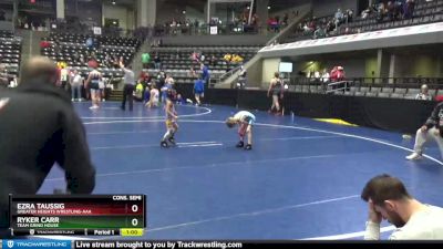 40 lbs Cons. Semi - Ezra Taussig, Greater Heights Wrestling-AAA vs Ryker Carr, TEAM GRIND HOUSE