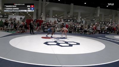 86 lbs Cons. Round 3 - Mason Hale, Downingtown Thunder Wrestling Club vs Joshua Cortez, California