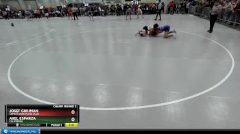 144 lbs Champ. Round 2 - Josef Gikhman, Comets Wrestling Club vs Axel Esparza, California