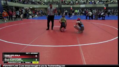 105 lbs Round 1 - Ella Schachtner, Victory School Of Wrestling vs Penelope Ayala, Team Nazar