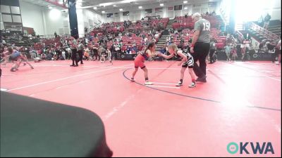 52 lbs Rr Rnd 2 - Lane Pankaskie, Claremore Wrestling Club vs Emmalyn Gibson, Wolfpak Wrestling