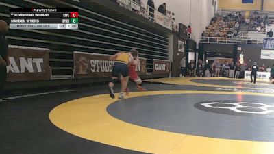 190 lbs Round Of 32 - Townsend Winans, Cape Henry Collegiate vs Hayden Myers, St. Paul's School For Boys