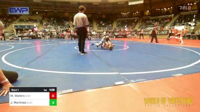 70 lbs Round Of 32 - Mitchell Waters, Greater Heights Wrestling vs John (JJ) Martinez, Black Fox Academy