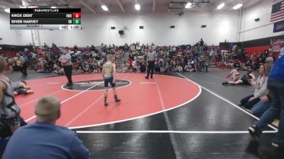 54-58 lbs Round 1 - River Harvey, Berkeley Braves vs Knox Dent, Frankfort Mat Club
