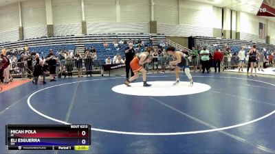 150 lbs Champ. Round 1 - Micah Pola, IN vs Eli Esguerra, OH