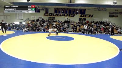 160 lbs Consi Of 4 - Carlo Contino, Buchanan vs Aiden Arnett, Immaculate Conception (IL)
