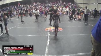 85 lbs Cons. Round 1 - Gabriel Postell-Paulk, Columbia Knights vs Ryder Stiffel, NoWorries