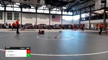 63-67 lbs Quarterfinal - Kayden Zelaya, Contenders Wrestling Academy vs Kree Burkey, Gladiator Elite WC