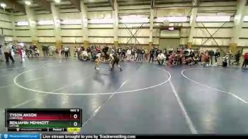 141 lbs Cons. Round 1 - Tyson Anson, Lone Peak vs Benjamin Memmott, Layton