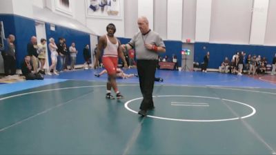 285 lbs Champ. Round 3 - Cael Mielnik, Blair Academy vs Takai Fearon, Smyrna