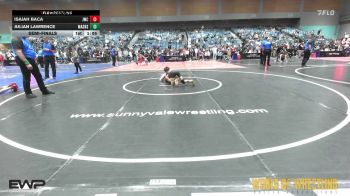 80 lbs Semifinal - Isaiah Baca, Juggernaut Wrestling Club vs Julian Lawrence, Mat Assassins