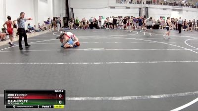 98 lbs Round 1 (8 Team) - Jiro Ferrer, Iron Horse 2 vs Elijah Foltz, PA Alliance