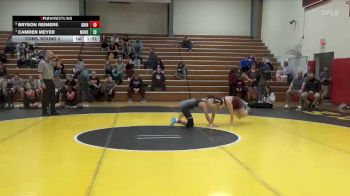 126 lbs Cons. Round 2 - Camden Meyer, Mount Vernon vs Bryson Reimers, Grinnell