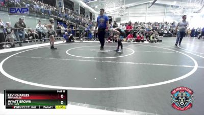 68 lbs Quarterfinal - Wyatt Brown, Open Mats vs Levi Charles, Powerhouse