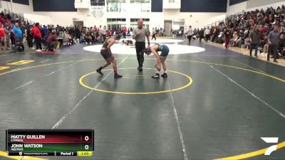 106 lbs Cons. Round 2 - Matty Guillen, Cypress vs John Watson, Aquinas