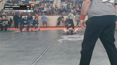 51_G lbs Consi Of 8 #1 - Kinsley Lawrence, Mercer vs Jessa Hoy, St. Marys