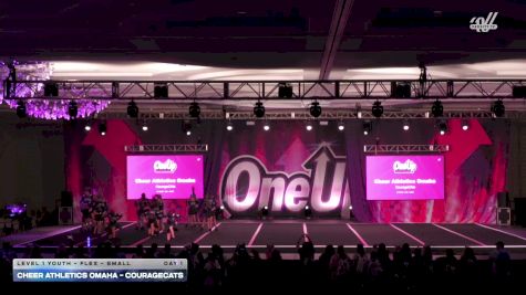 Cheer Athletics Omaha - CourageCAts [2026 L1 Youth - Flex - Small Day 1] 2026 One Up Grand Nationals