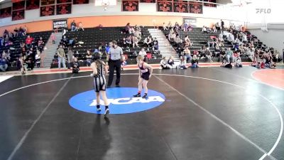 10U - 105 lbs Round 3 - Arlo Kozor, Ligonier vs Marleigh Wheeler, Albert Gallatin