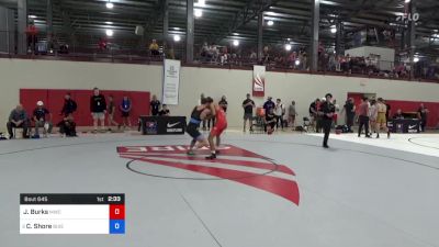 60 kg Quarterfinal - Jakason Burks, MWC Wrestling Academy vs Cooper Shore, Buies Creek Wrestling Club