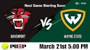 Replay: Davenport vs Wayne State (MI) | Mar 21 @ 3 PM