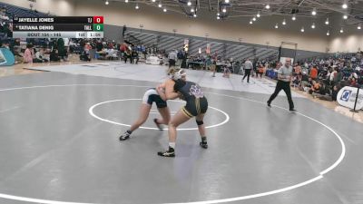 145 lbs Quarterfinal - Jayelle Jones, Thomas Jefferson Science & Technology vs Tatiana Denig, Tallwood