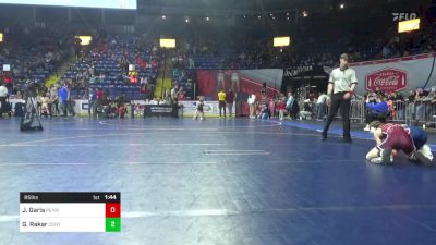 85 lbs Round Of 32 - John Rocco Garis, Pennridge vs Grayson Rakar, Central Cambria