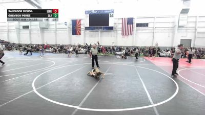 54 lbs Consolation - Salvador Ochoa, GomezBrothersGrapplingAcademy vs Greyson Perez, Silvaback Training Center