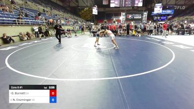 113 lbs Cons 8 #1 - Grey Burnett, OH vs Nicolas Enzminger, ND