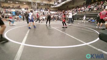 85 lbs Consi Of 8 #2 - Anthony Stewart II, Del City Little League Wrestling vs Matthew Williamson, Choctaw Ironman