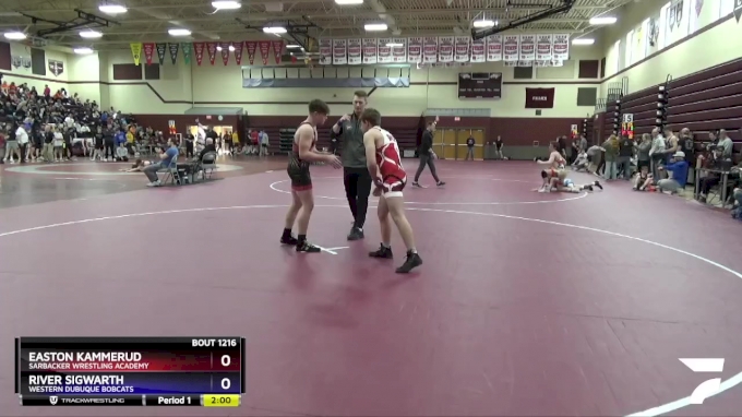 16U-6 lbs Rr1 - Easton Kammerud, Sarbacker Wrestling Academy vs River ...