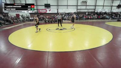 150 lbs 7th Place Match - Landon Whitaker, Juab vs Jack Vigor, Carbon