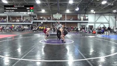 184 lbs Quarterfinal - Dax Clatt, Coe vs David Papach, Wartburg