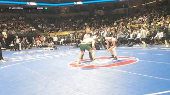 157 Class 4 lbs 5th Place Match - Paxton Hughes, Liberty (Wentzville) vs Tyler Abell, Rock Bridge