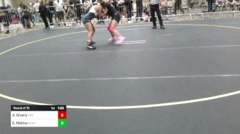 123 lbs Round Of 16 - Avani Rivera, Viper Wrestling vs Ellah Molina, Newport Harbor HS