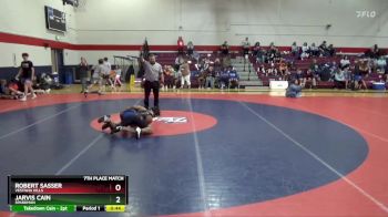 120 lbs 7th Place Match - Jarvis Cain, Sparkman vs Robert Sasser, Vestavia Hills