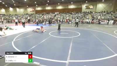 80 lbs Quarterfinal - Alexavia Corona, Misfits vs Evangeline Lively, Lassen Wrestling Association