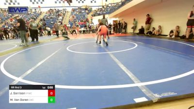 100-105 lbs Rr Rnd 3 - Jace Garrison, Verdigris Youth Wrestling vs Maddox Van Doren, Claremore Wrestling Club