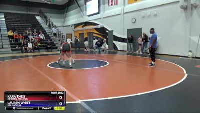 16U-1 lbs Round 1 - Lauren Whitt, USA Mat Club vs Kara Theis, Immortal Athletics